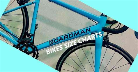 boardman bikes size guide